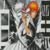 Bleach Ichigo Half Hollow Art Diamond Painting