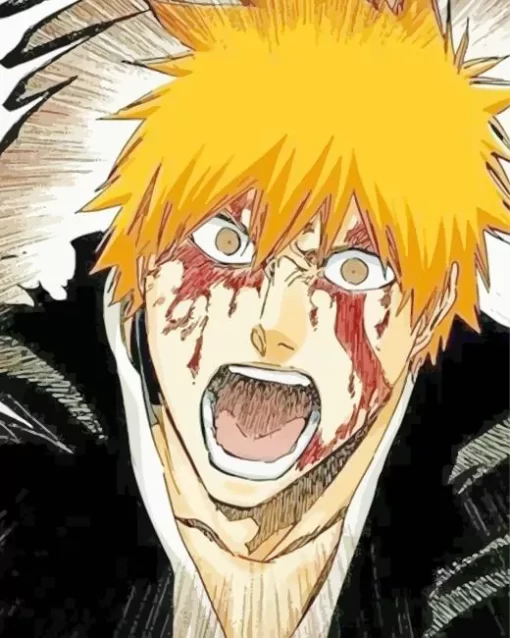 Bleach Ichigo Mad Diamond Painting