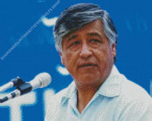 Cesar Chavez Diamond Painting