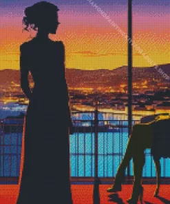 Classy Female Silhouette Diamond Painting