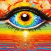 Colorful Eye Poster Diamond Painting