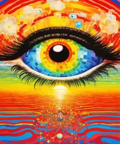 Colorful Eye Poster Diamond Painting