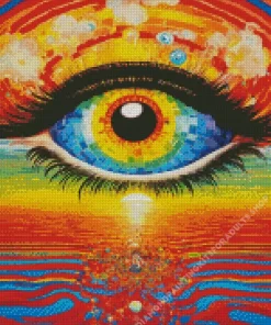 Colorful Eye Poster Diamond Painting