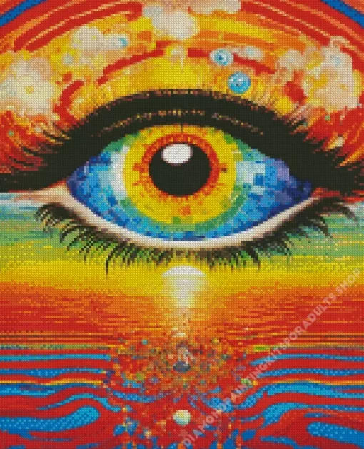 Colorful Eye Poster Diamond Painting