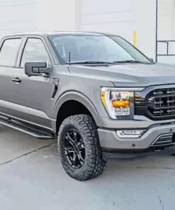 Cool F150 Gray Car Diamond Painting