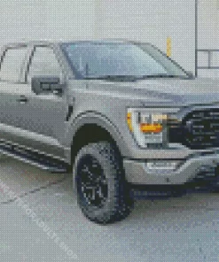 Cool F150 Gray Car Diamond Painting