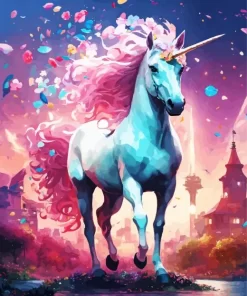 Cool Fabulous Unicorn Diamond Painting