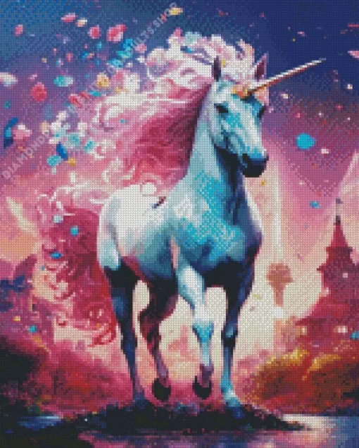 Cool Fabulous Unicorn Diamond Painting