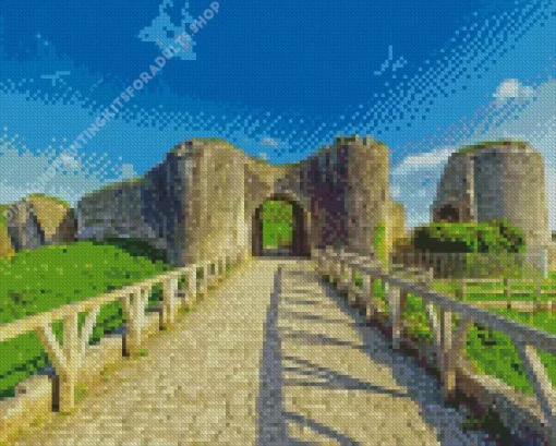 Corfe Castle Diamond Painting