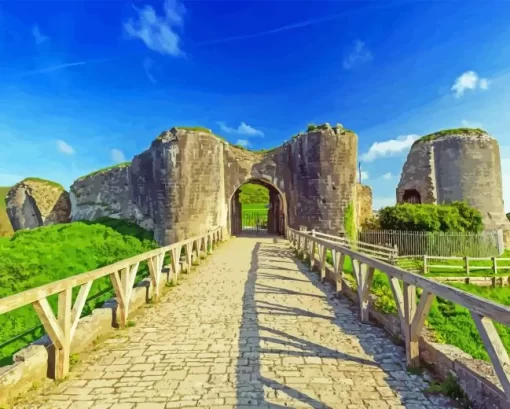 Corfe Castle Diamond Painting