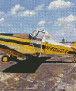 Crop Duster Airplane Diamond Painting