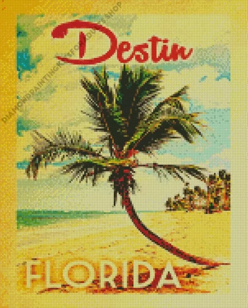 Destin Florida Poster Diamond Painting