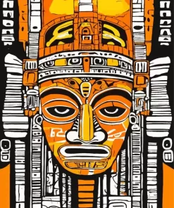 Face Tribal Diamond Painting