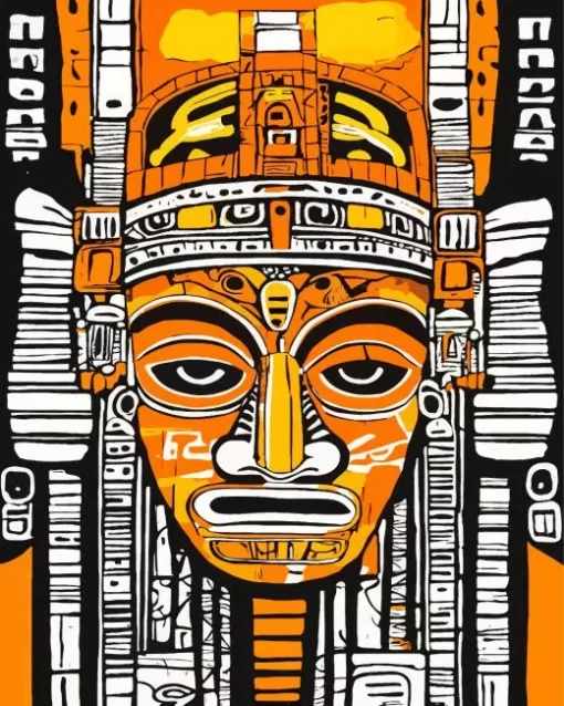 Face Tribal Diamond Painting