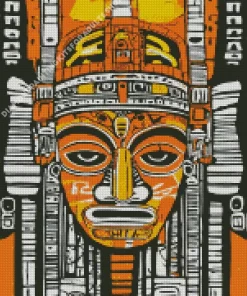 Face Tribal Diamond Painting