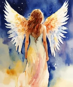 Faceless Angel Diamond Painting