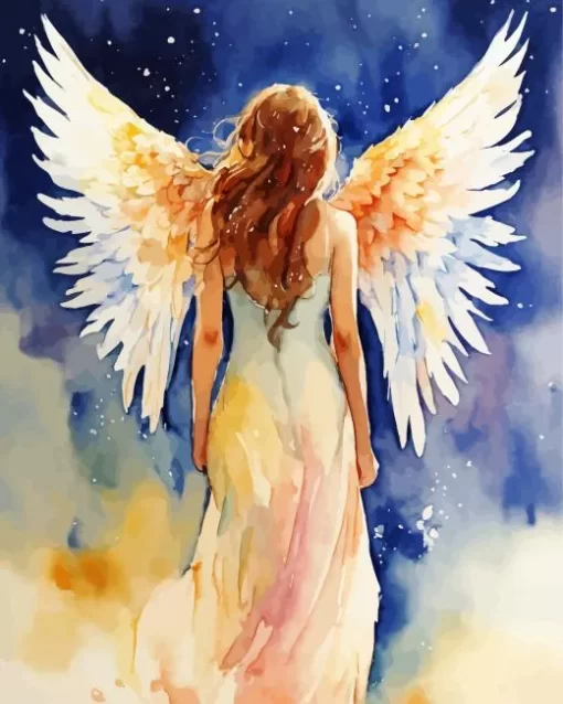 Faceless Angel Diamond Painting