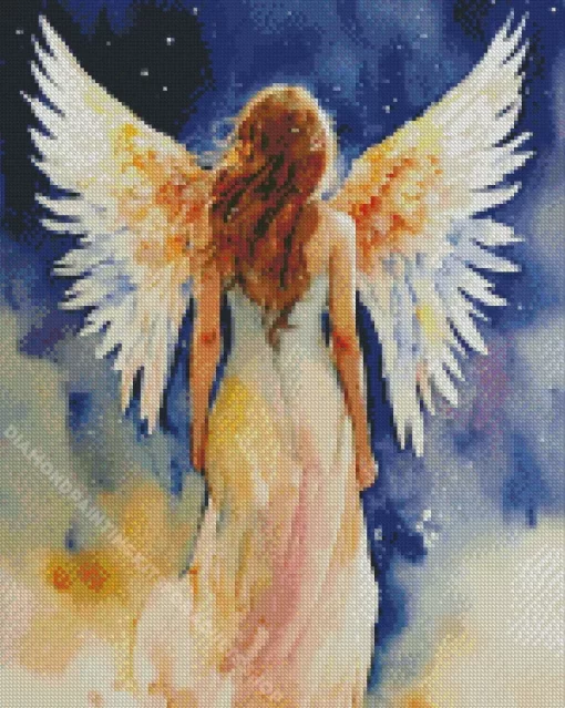 Faceless Angel Diamond Painting