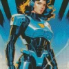 Female Robocop Art Diamond Painting