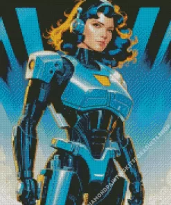 Female Robocop Art Diamond Painting