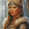 Female Warewolf Diamond Painting