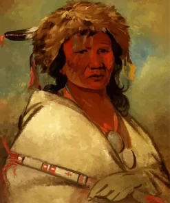 George Catlin Diamond Painting