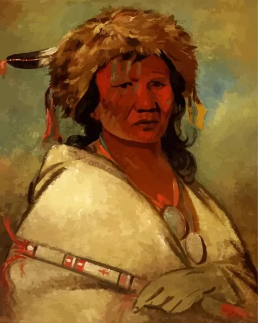 George Catlin Diamond Painting