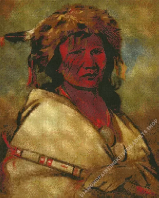 George Catlin Diamond Painting