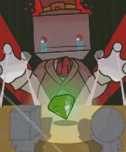 Hatty And The Green Diamond Painting