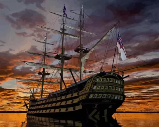 HMS Victory Diamond Painting