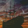 HMS Victory Diamond Painting