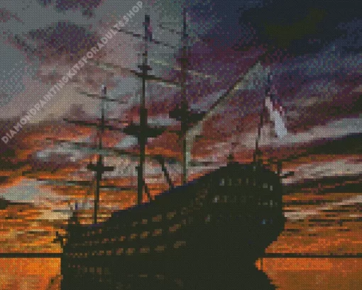 HMS Victory Diamond Painting