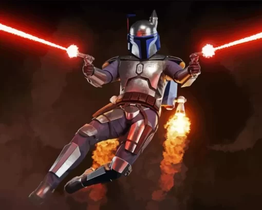 Jango Fett Diamond Painting