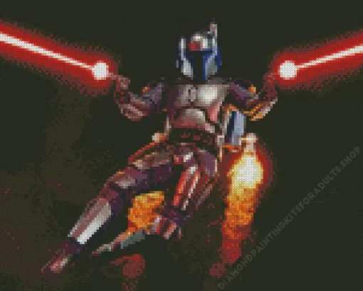 Jango Fett Diamond Painting