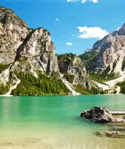 Lake Braies Diamond Painting