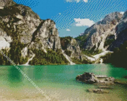 Lake Braies Diamond Painting