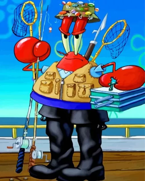 Mr Krabs Diamond Painting