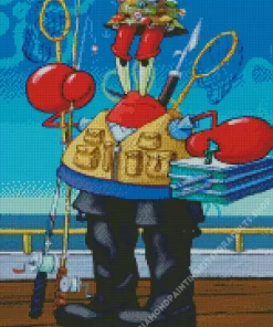 Mr Krabs Diamond Painting