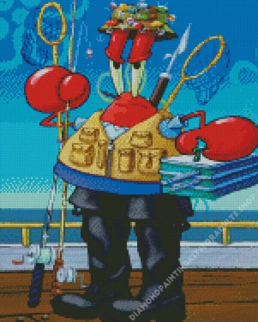 Mr Krabs Diamond Painting