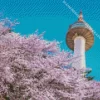 Namsan Tower Diamond Painting