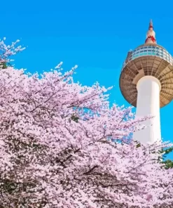 Namsan Tower Diamond Painting