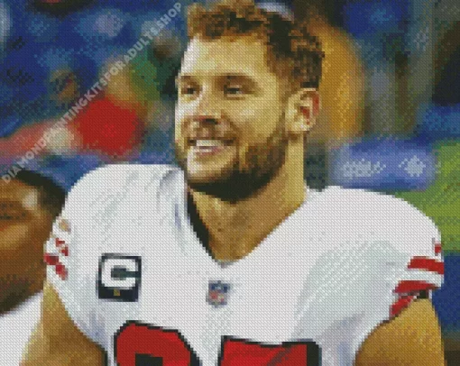 Nick Bosa Diamond Painting