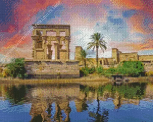 Philae Temple Diamond Painting