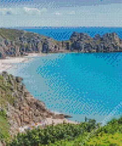 Porthcurno Beach Diamond Painting