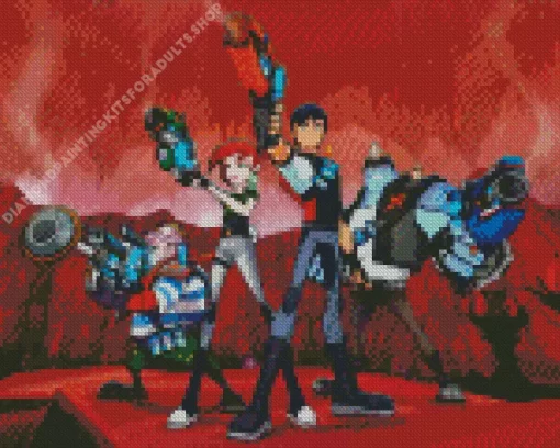 Slugterra Anime Diamond Painting