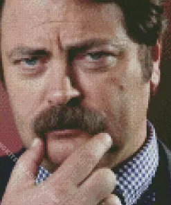 The Actor Nick Offerman Diamond Painting