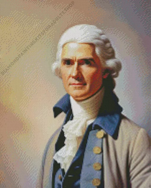 Thomas Jefferson Diamond Painting