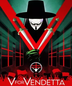 V For Vendetta Diamond Painting