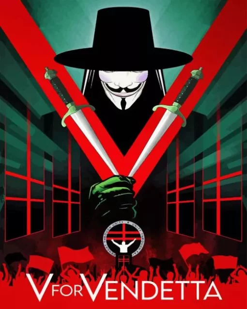 V For Vendetta Diamond Painting