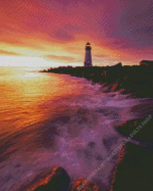 Walton Lighthouse Diamond Painting